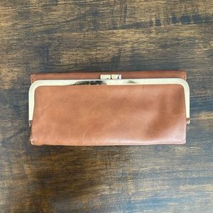 Brown Vegan Leather Wallet- Large